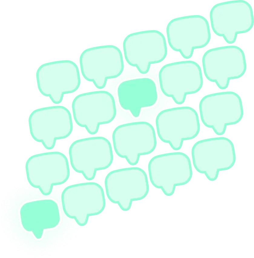 pattern chat-green